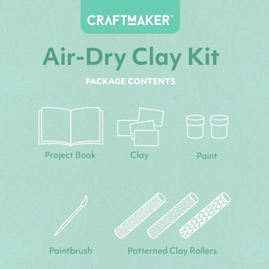 A-C Craft Maker | Craft Maker Air-Dry Clay Kit