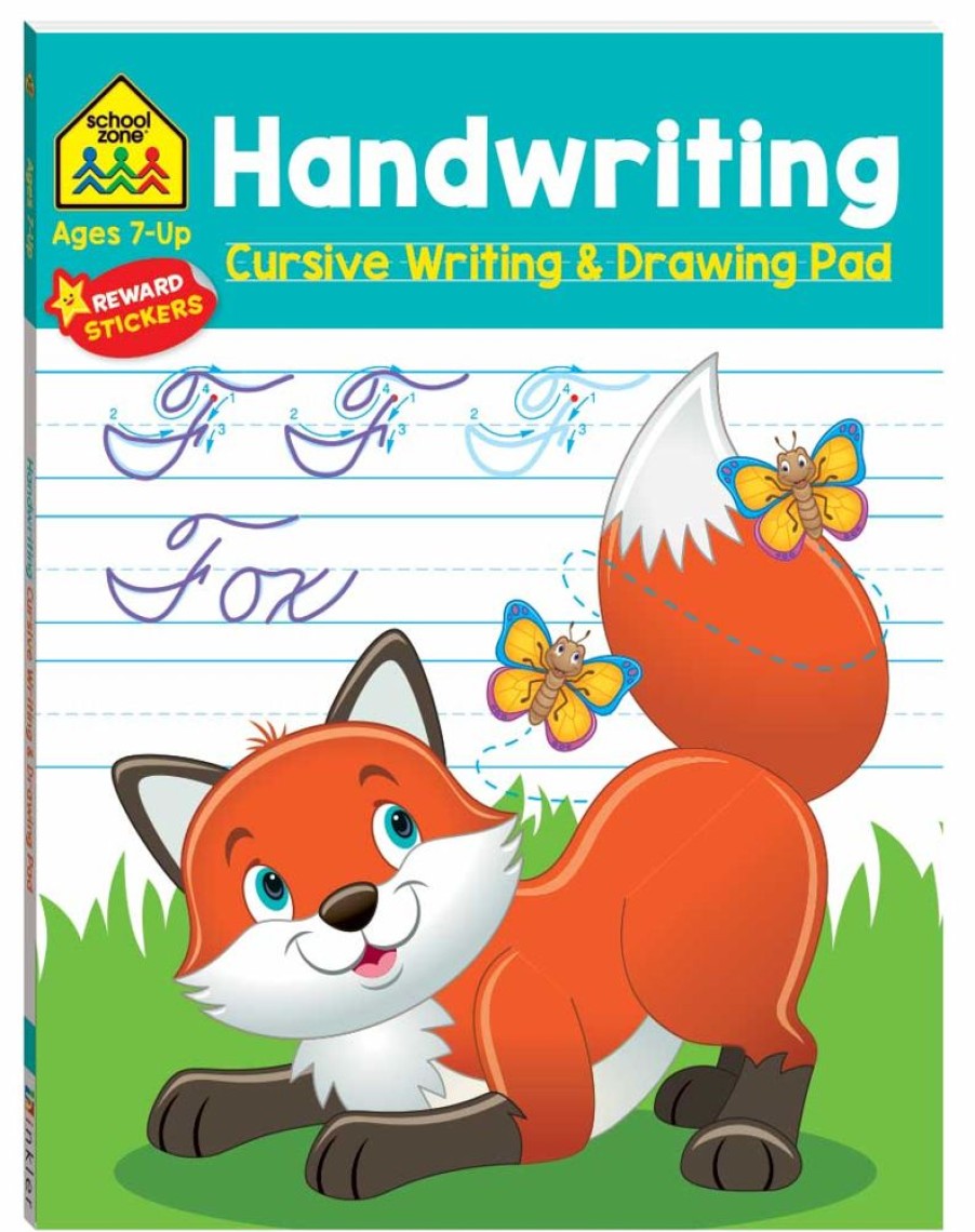 A-C School Zone | School Zone Writing And Drawing Pad Cursive