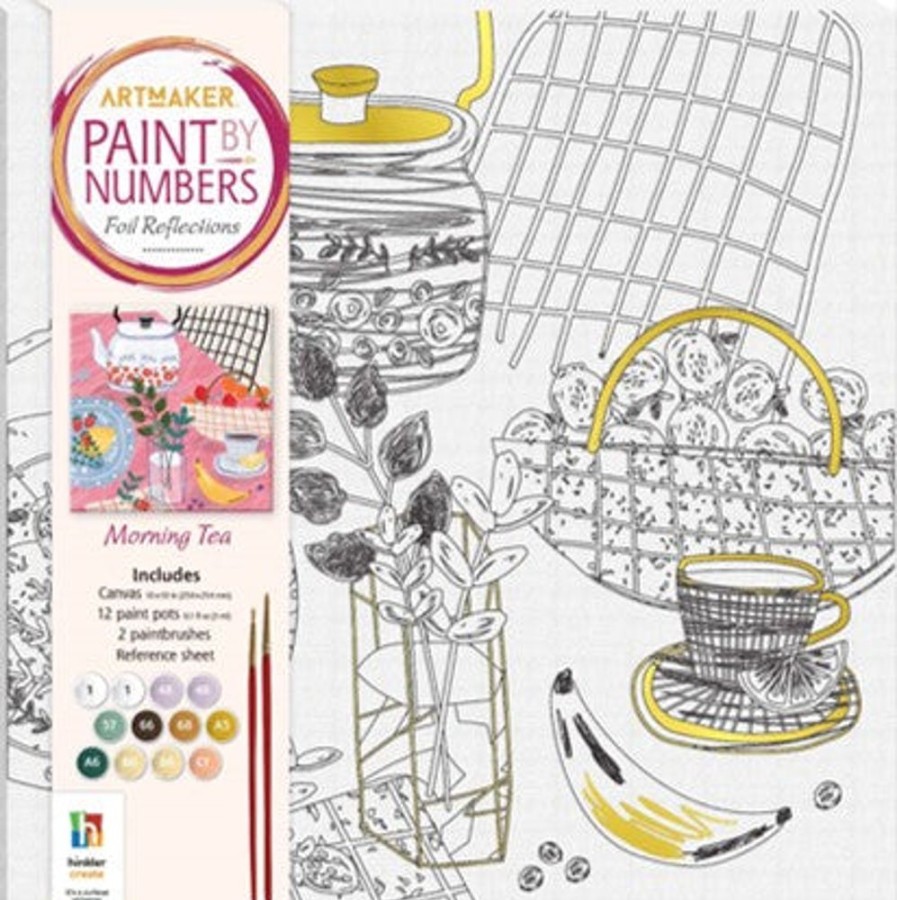 A-C Hinkler | Paint By Numbers Foil Reflections Morning Tea