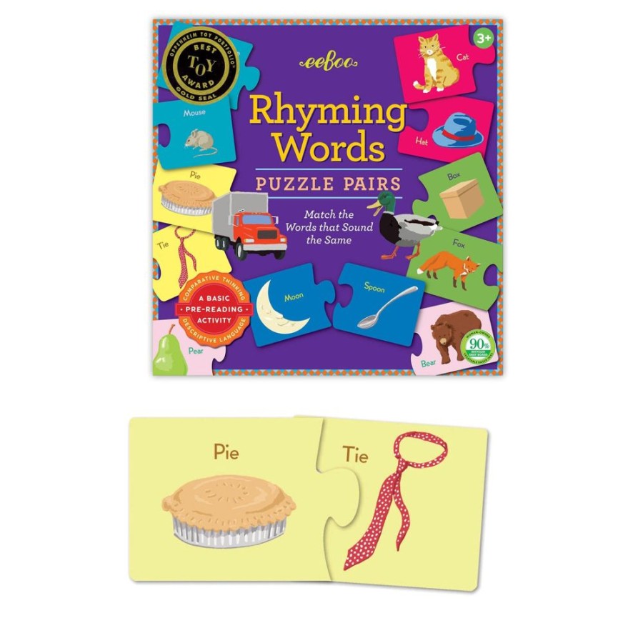 D-M eeBoo | Eeboo Puzzle Pairs Rhyming