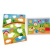 N-Z Hape | Hape Sunny Valley Puzzle 3 In 1