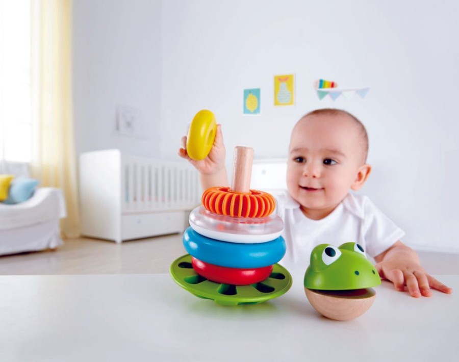 D-M Hape | Hape Mr Frog Stacking Rings