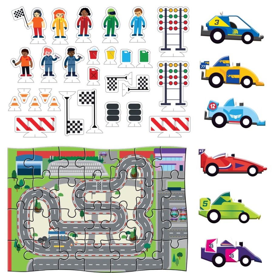 N-Z Hinkler Art & Craft | Pull-Back-And-Go Kit: Racing Cars