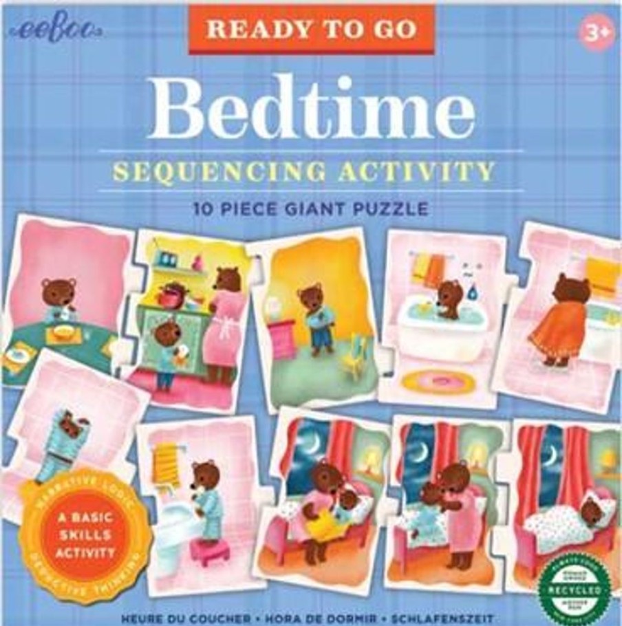 N-Z eeBoo | Eeboo Ready To Go Puzzle - Bedtime