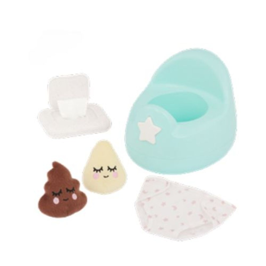 A-C Lullababy | Lullababy 14" Baby Doll Potty Training Accessory Set