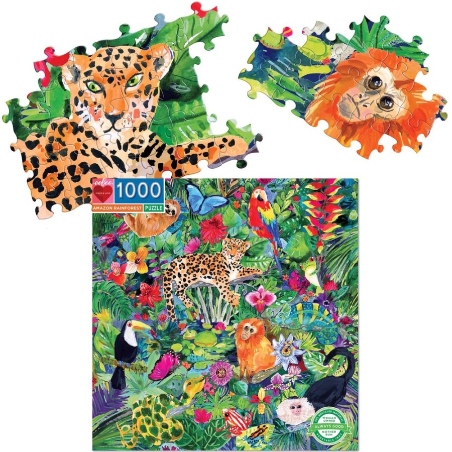 N-Z eeBoo | Eeboo 1000Pc Puzzle Amazon Rainforest