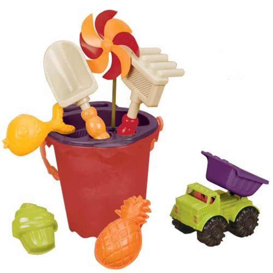 N-Z B. | B. Sands Ahoy Medium Bucket Mango - Kids Toys & Gifts Online Nz