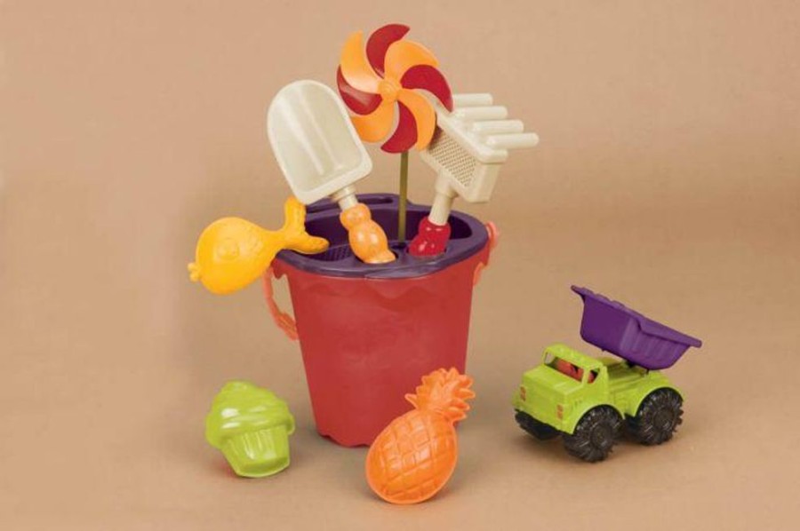 N-Z B. | B. Sands Ahoy Medium Bucket Mango - Kids Toys & Gifts Online Nz