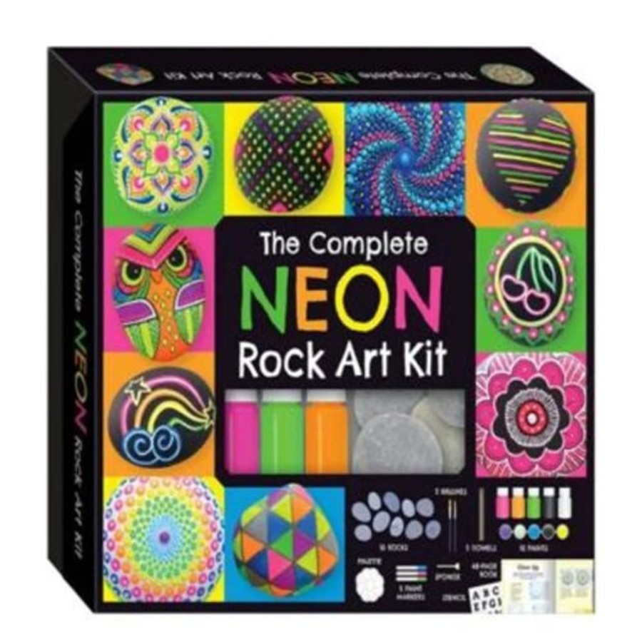 A-C Craft Maker | Craft Maker Classic Neon Rock Art Kit