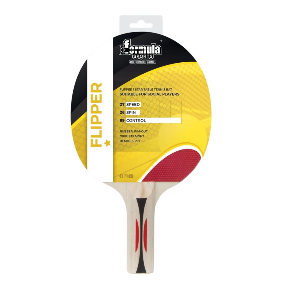 D-M Formula Sports | Formula Sport Table Tennis Bat Flipper 1 Star