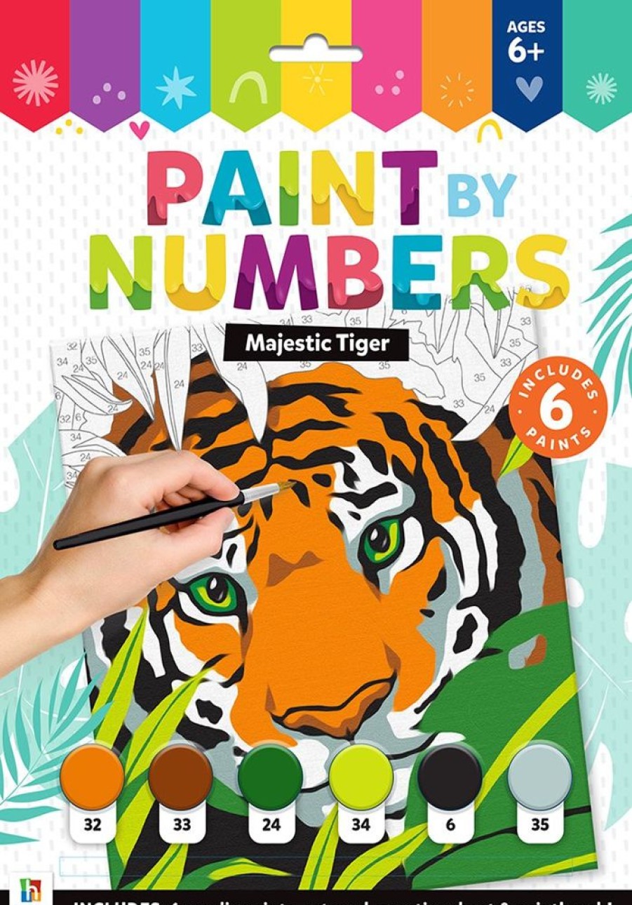 A-C Hinkler Books | Paint By Numbers: Majestic Tiger