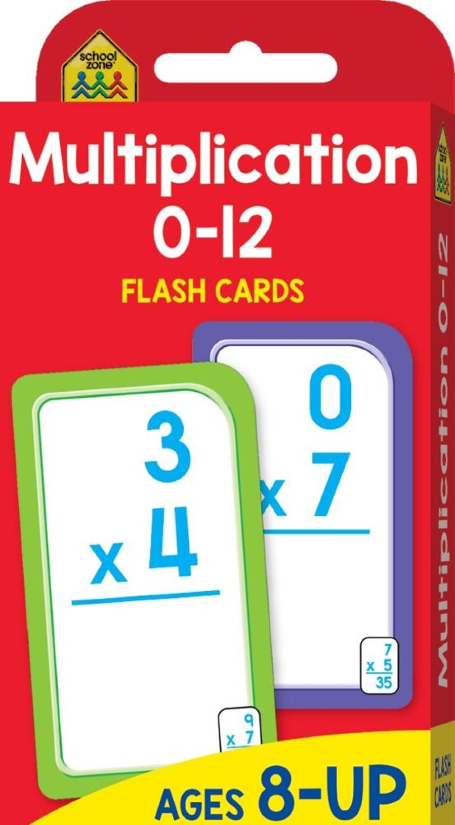 N-Z School Zone | School Zone Flash Cards - Multiplication