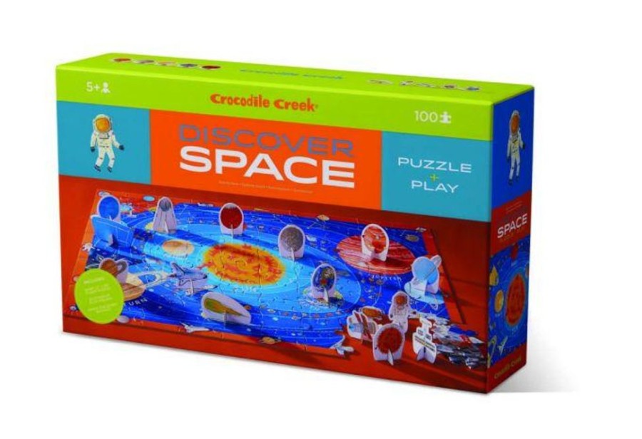 N-Z Crocodile Creek | Crocodile Creek Discovery Puzzle Space 100Pc