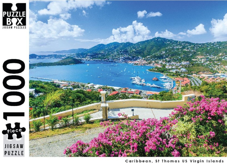 N-Z Puzzle Box | Premium Cut 1000 Piece Jigsaw Puzzle: St Thomas Us Virgin Island