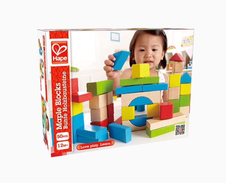 D-M Hape | Hape Maple Blocks 50Pc