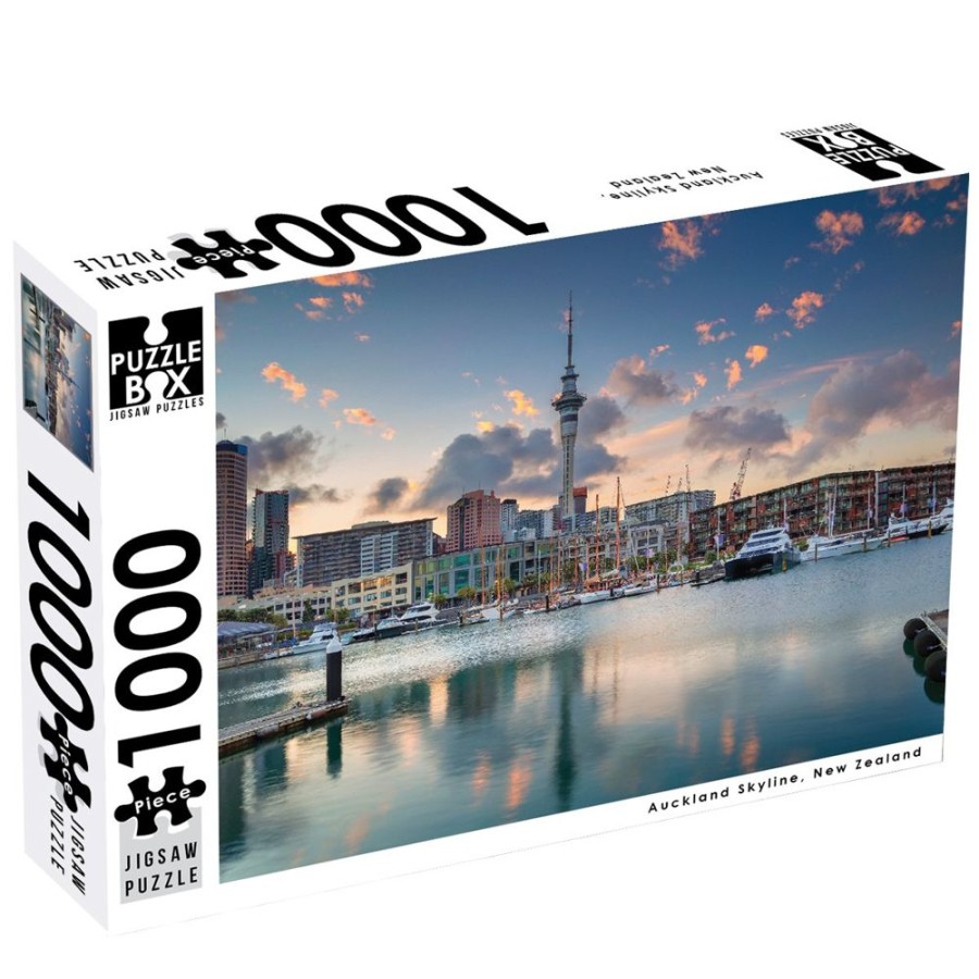 N-Z Puzzle Box | Premium Cut 1000Pc Puzzle: Auckland Skyline