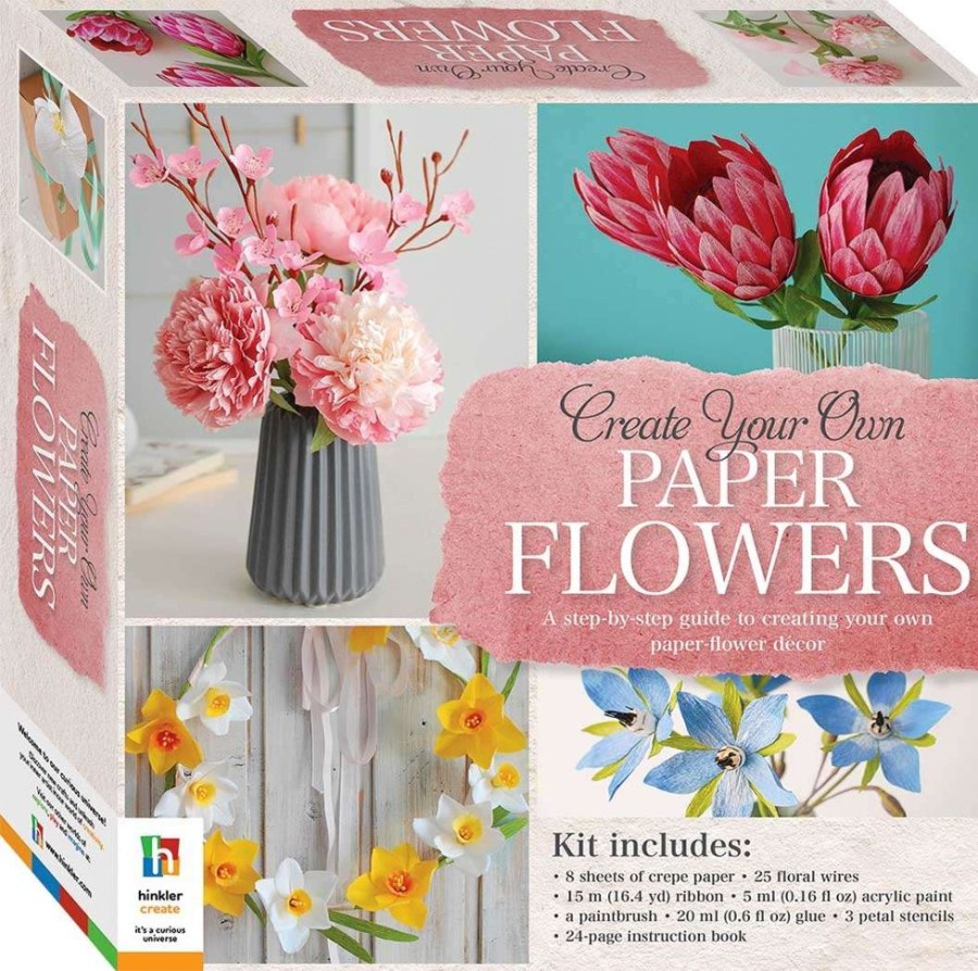 A-C Create Your Own | Create Your Own Paper Flowers Box Set