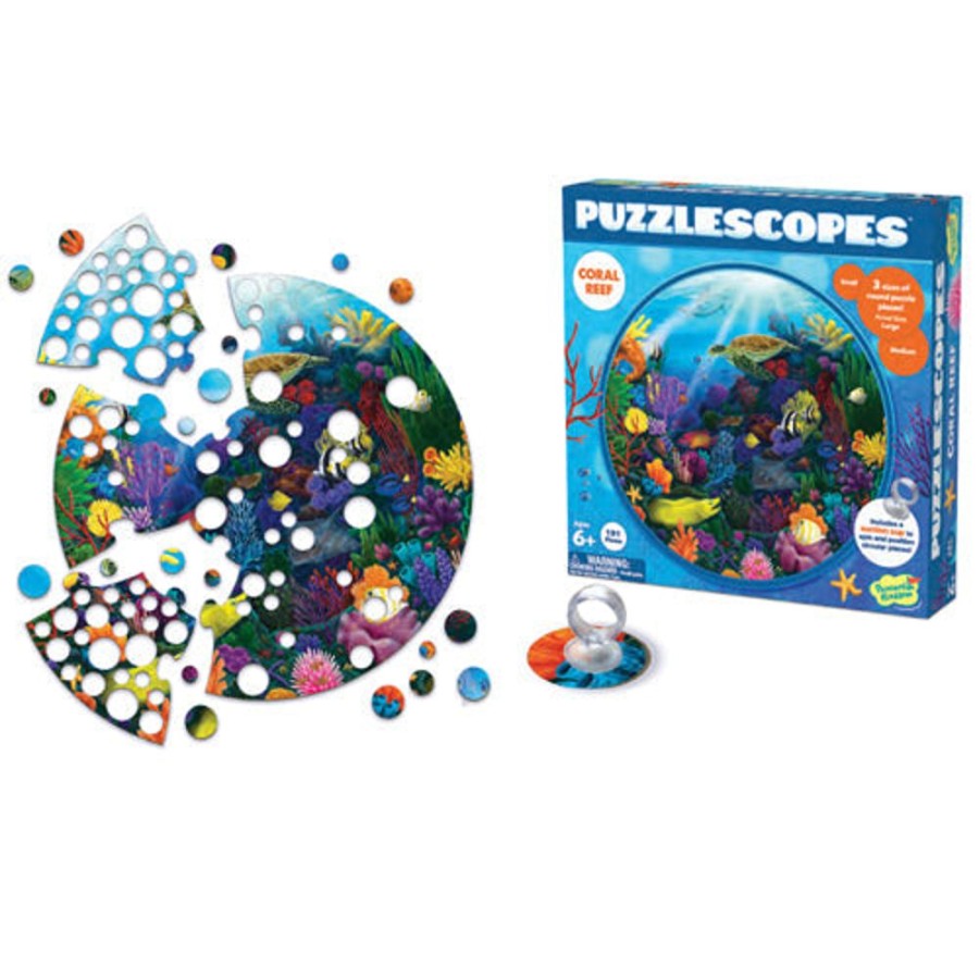 N-Z Peaceable Kingdom | Peaceable Kingdom Puzzlescopes: Coral Reef