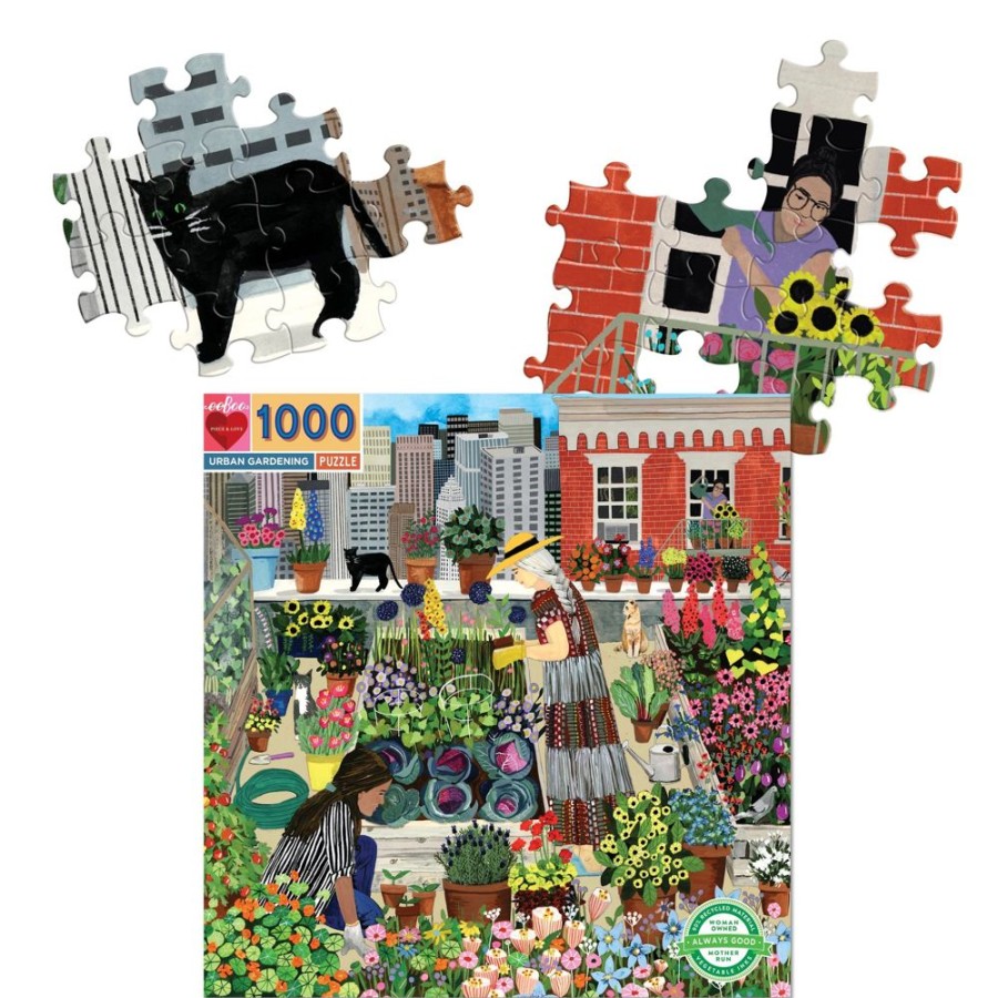 N-Z eeBoo | Eeboo 1000Pc Puzzle Urban Gardening