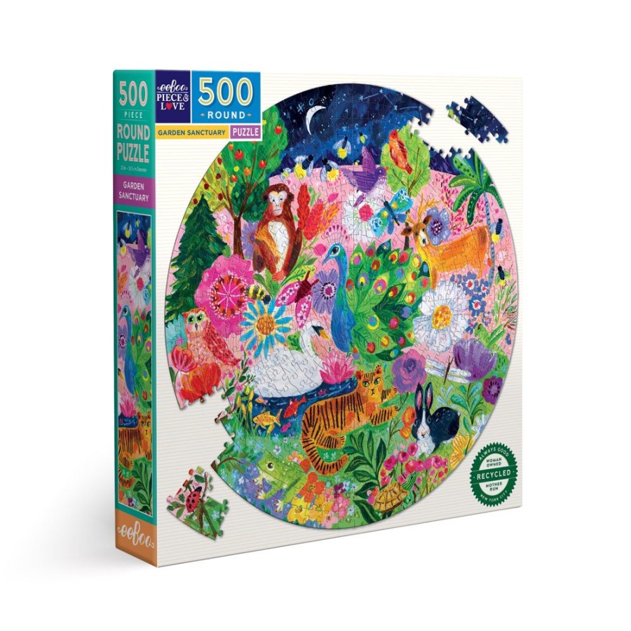 N-Z eeBoo | Eeboo 500Pc Puzzle Garden Sanctuary