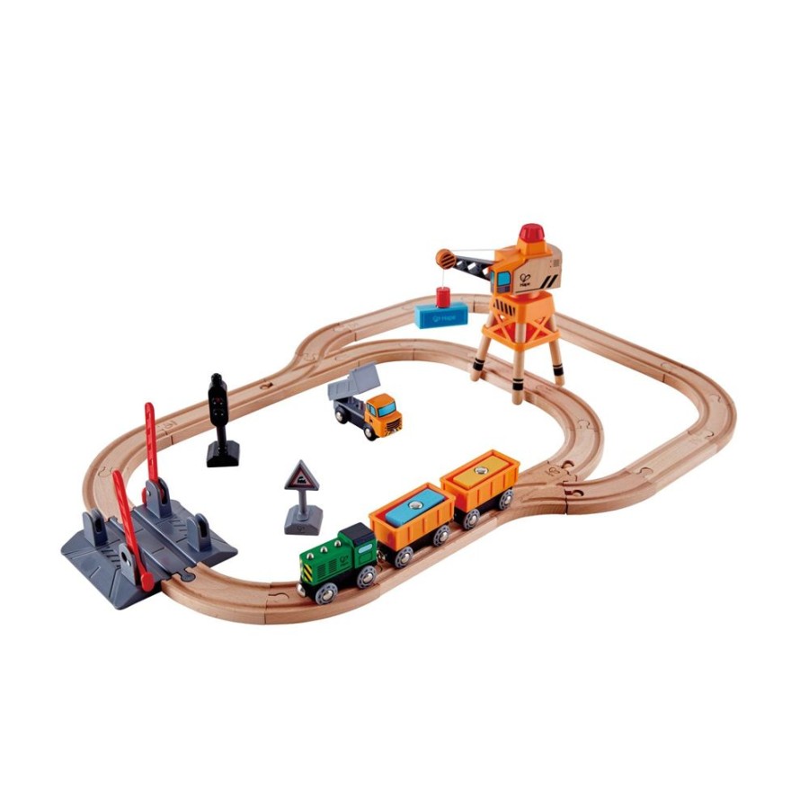 N-Z Hape | Hape Crossing & Crane Set