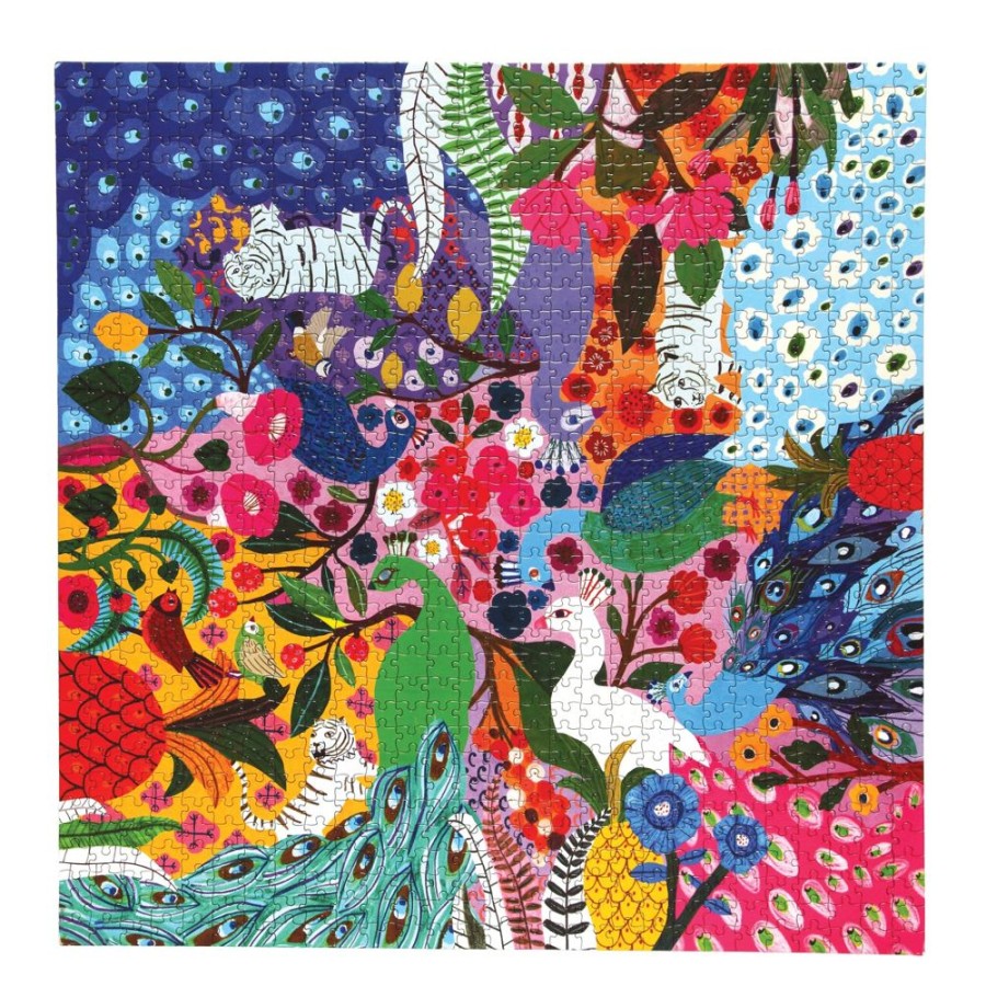 N-Z eeBoo | Eeboo 1000Pc Puzzle Peacock Garden