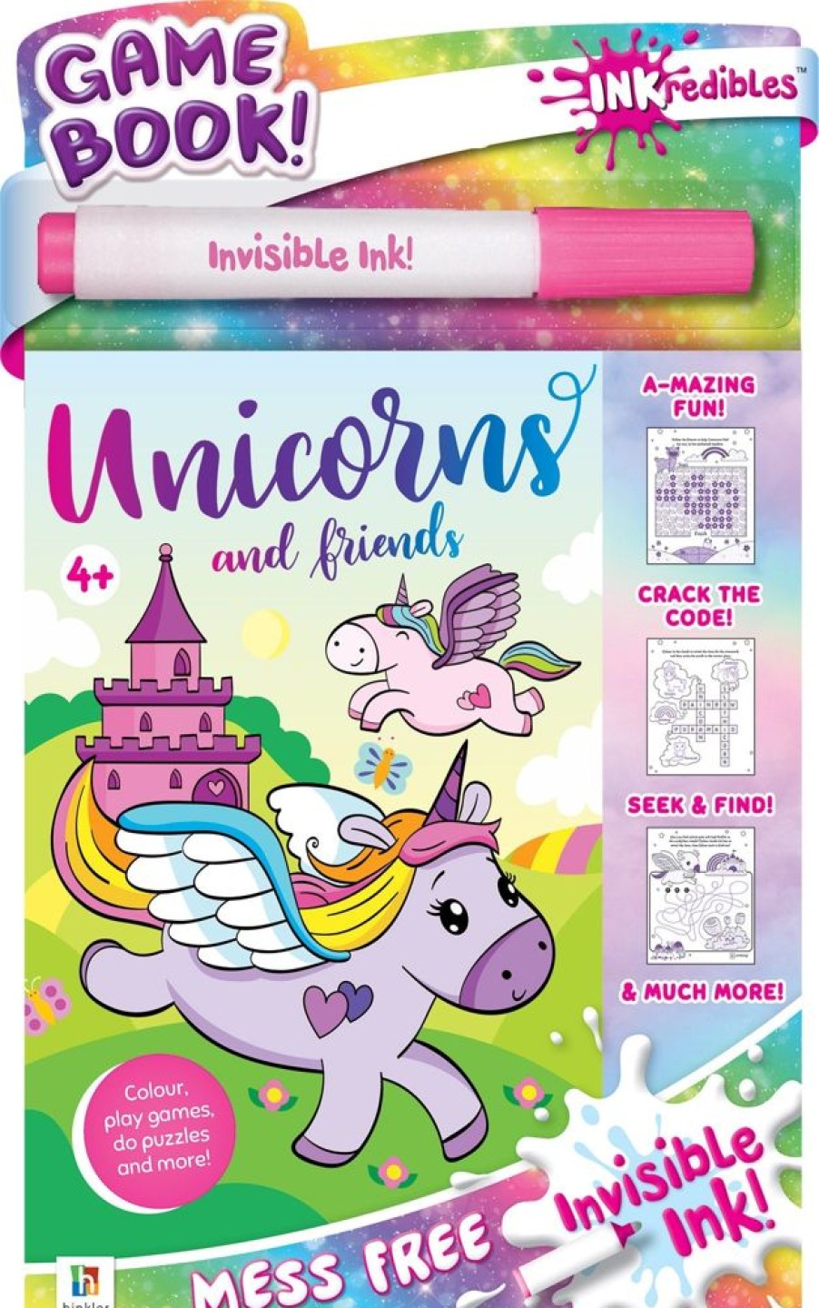 A-C INKredibles | Inkredibles Invisible Ink Unicorns And Friends