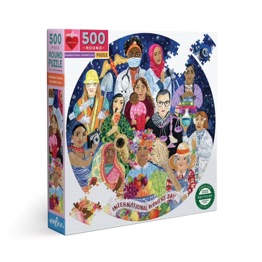 N-Z eeBoo | Eeboo 500Pc Puzzle International Womens Day Round