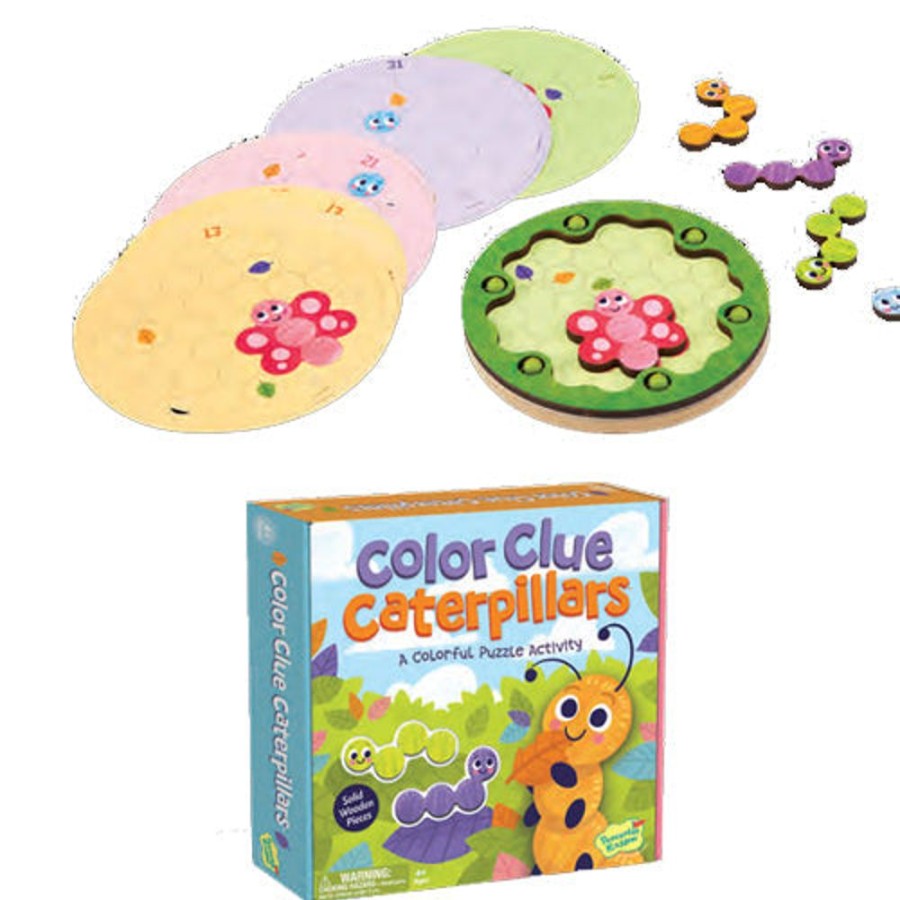 N-Z Peaceable Kingdom | Peaceable Kingdom Game Color Clue Caterpillars