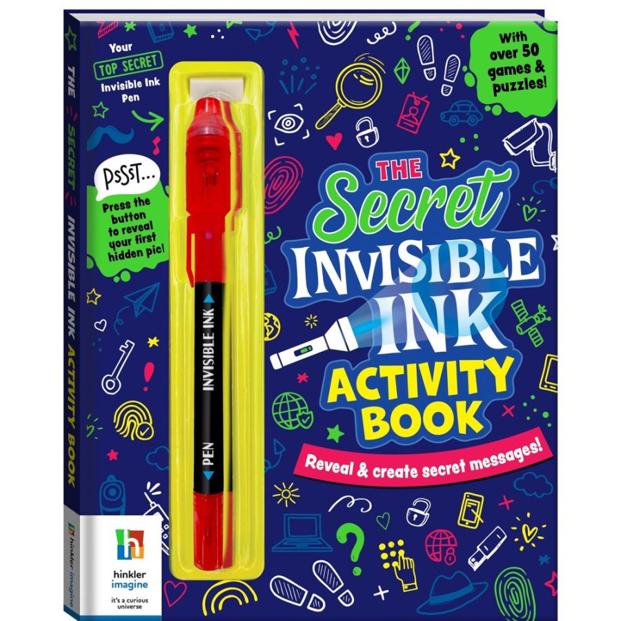 A-C Hinkler Arts and Crafts | The Secret Invisible Ink Activity Book