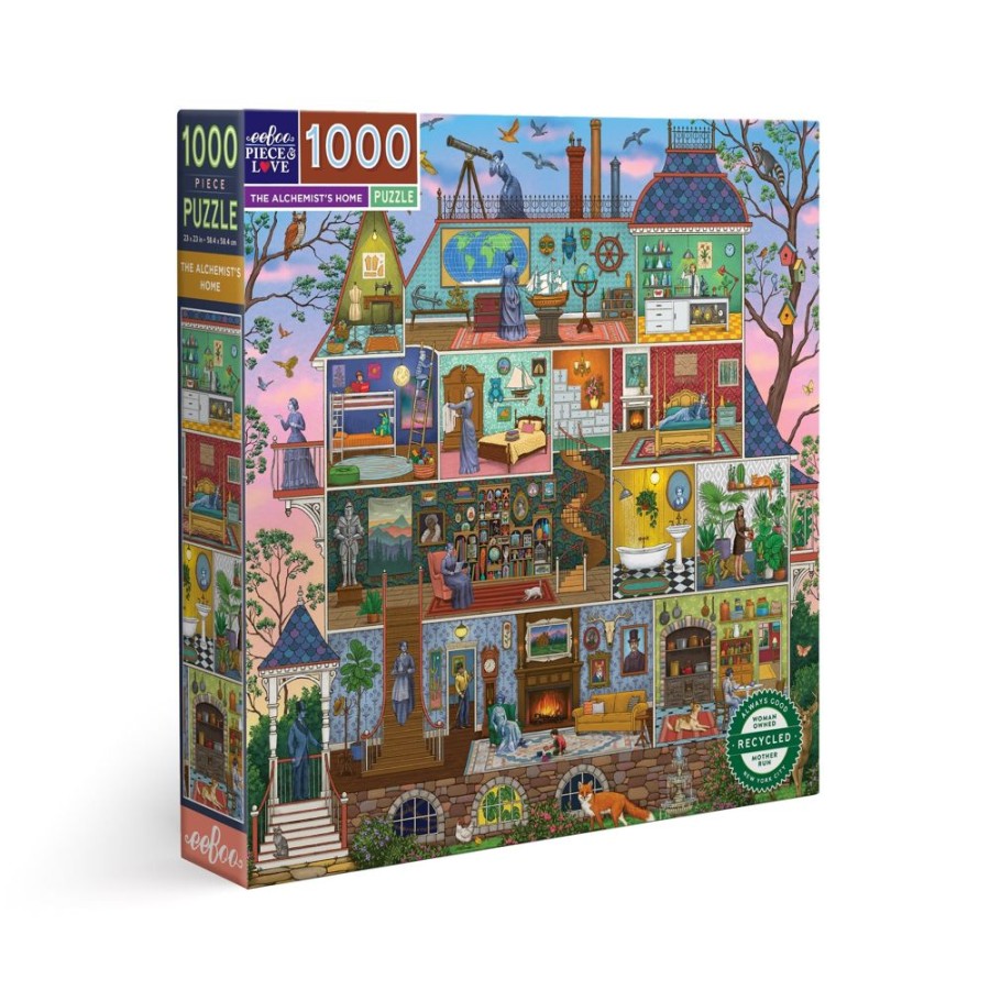 N-Z eeBoo | Eeboo 1000Pc Puzzle The Alchemists Home Sq