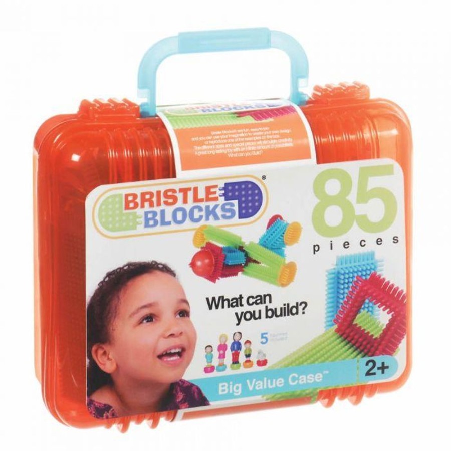 D-M Bristle Blocks | Bristle Block Big Value Case 85Pc,Nz, Online, Kids Toys