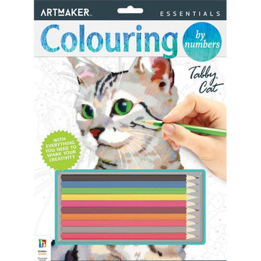 A-C Art Maker | Art Maker Essentials Colour By Number: Cat