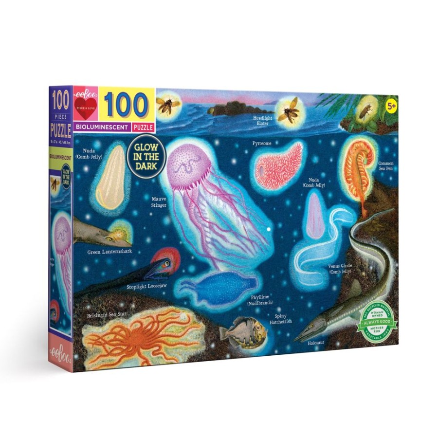 N-Z eeBoo | Eeboo 100Pc Puzzle Bioluminescent