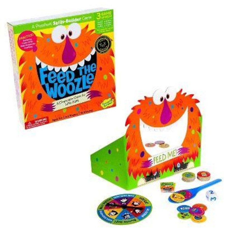 N-Z Peaceable Kingdom | Peaceable Kingdom Cooperative Game - Feed The Woozle - Nz Educational Kids Toys