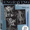 A-C Hinkler Arts and Crafts | Art Maker Essentials Engraving Art 3-Pack Mythical Creatures