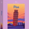 N-Z Mindbogglers | Travel Poster 300Pc Jigsaw: Pisa