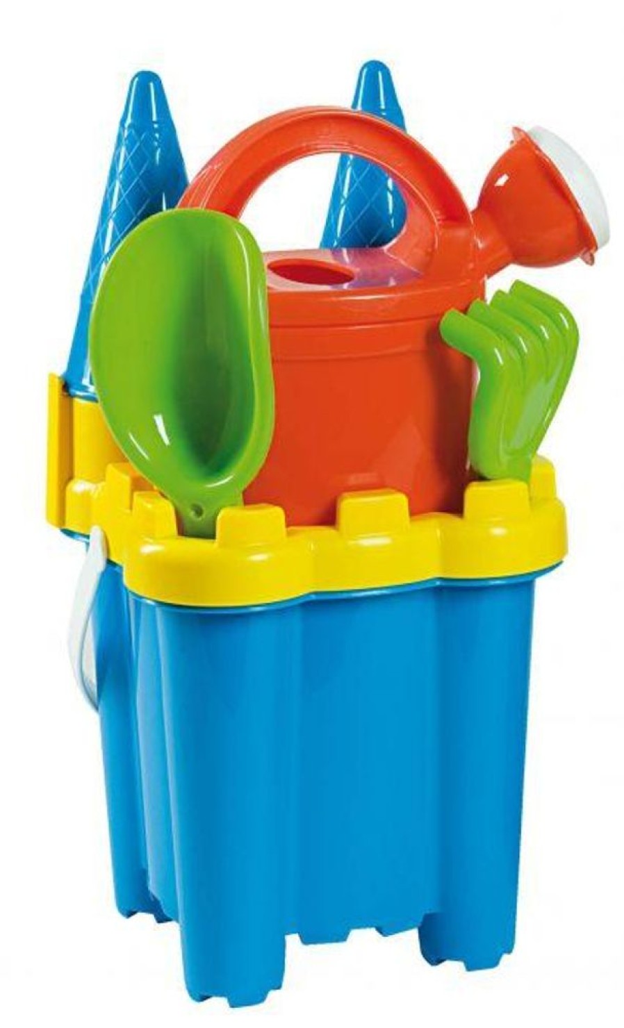 N-Z Androni Sand & Water Play | Androni Summertime Cone Castle Bucket Set - Kids Toys Online Nz