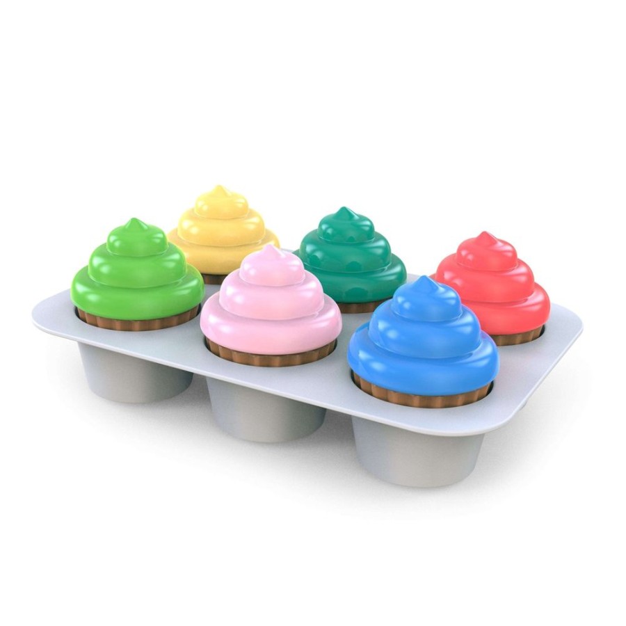 D-M Bright Starts | Bright Starts Sort & Sweet Cupcakes Shape Sorting Activity Toy