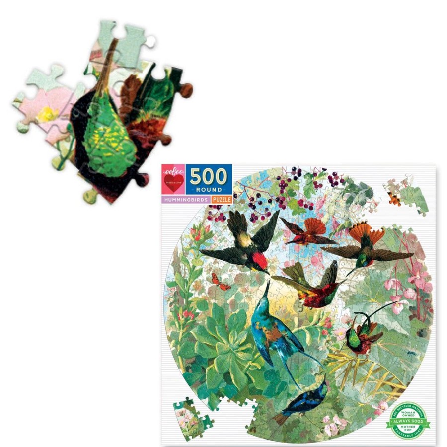 N-Z eeBoo | Eeboo 500Pc Puzzle Hummingbirds Rd