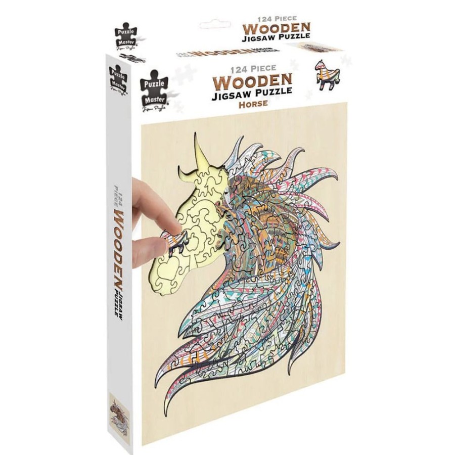 N-Z Wooden Jigsaw | Wooden Jigsaw 137Pc - Horse