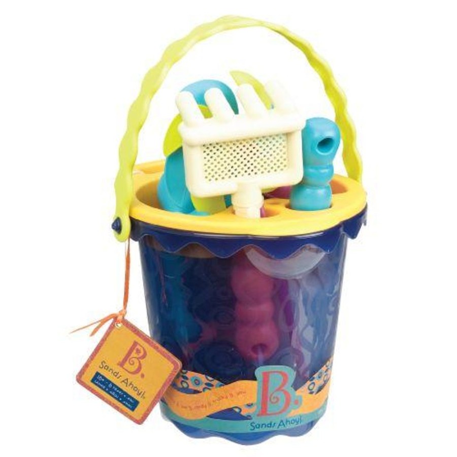 N-Z B. | B. Sands Ahoy Medium Bucket Navy - Kids Toys & Gifts Online Nz