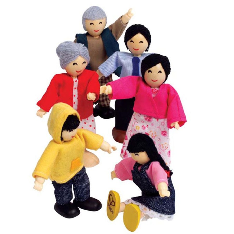 D-M Hape | Hape Happy Family Of 6 - Asian