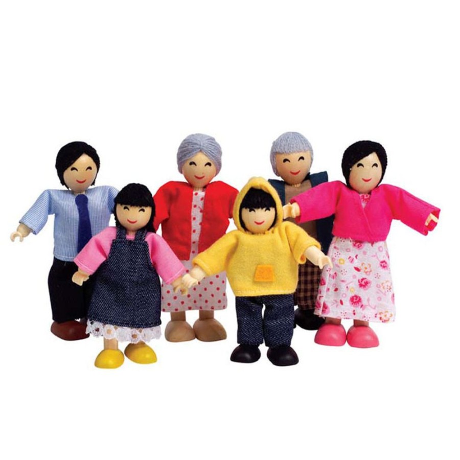 D-M Hape | Hape Happy Family Of 6 - Asian