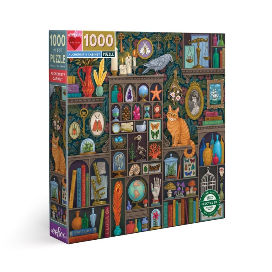 N-Z eeBoo | Eeboo 1000Pc Puzzle Cabinet Of Alchemy Square