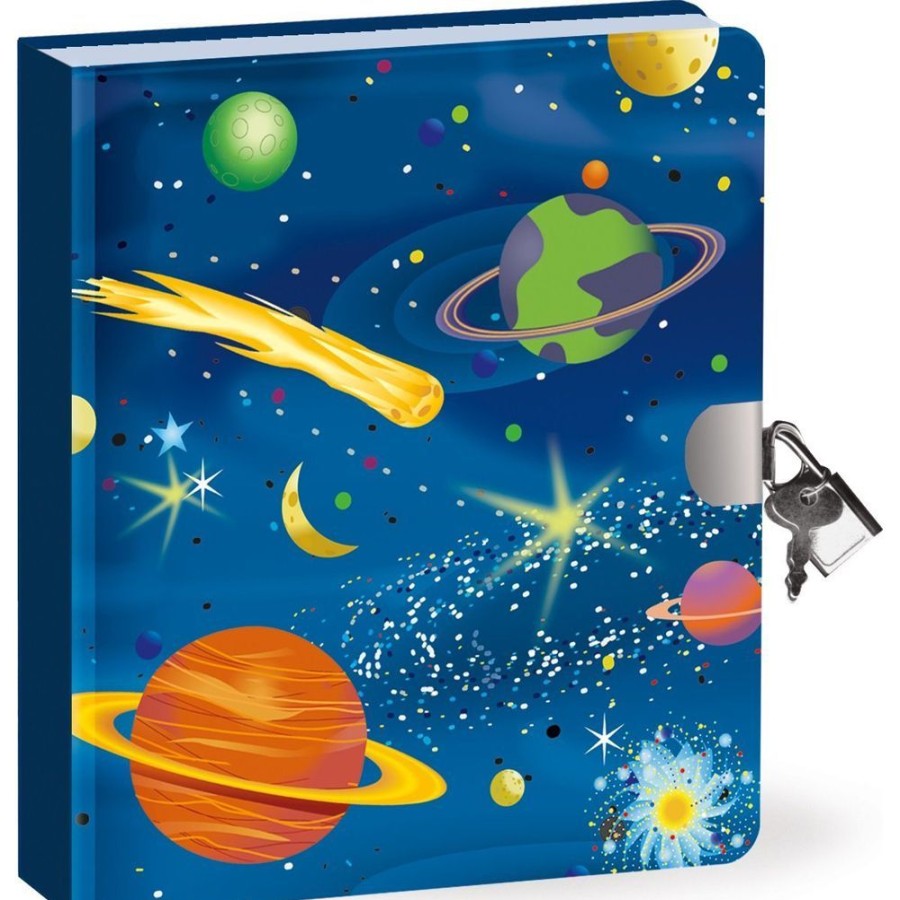 A-C Peaceable Kingdom | Peaceable Kingdom Lockable Diary: Deep Space